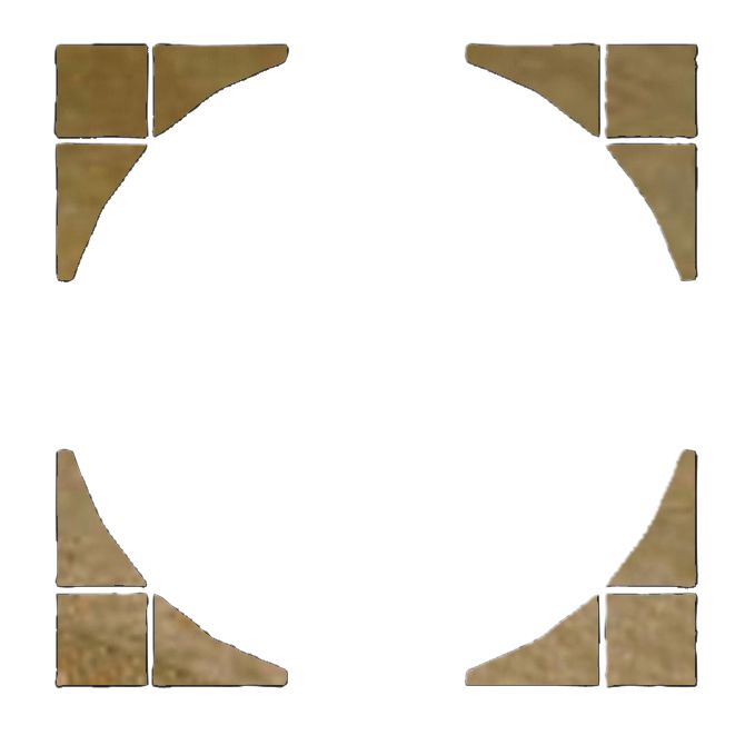 Bradstone Weatherdale Corner Paving Accessory Pack Chocolate