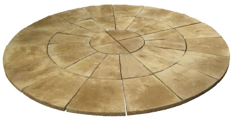 Bradstone Weatherdale Circle Paving Feature Kit Autumn