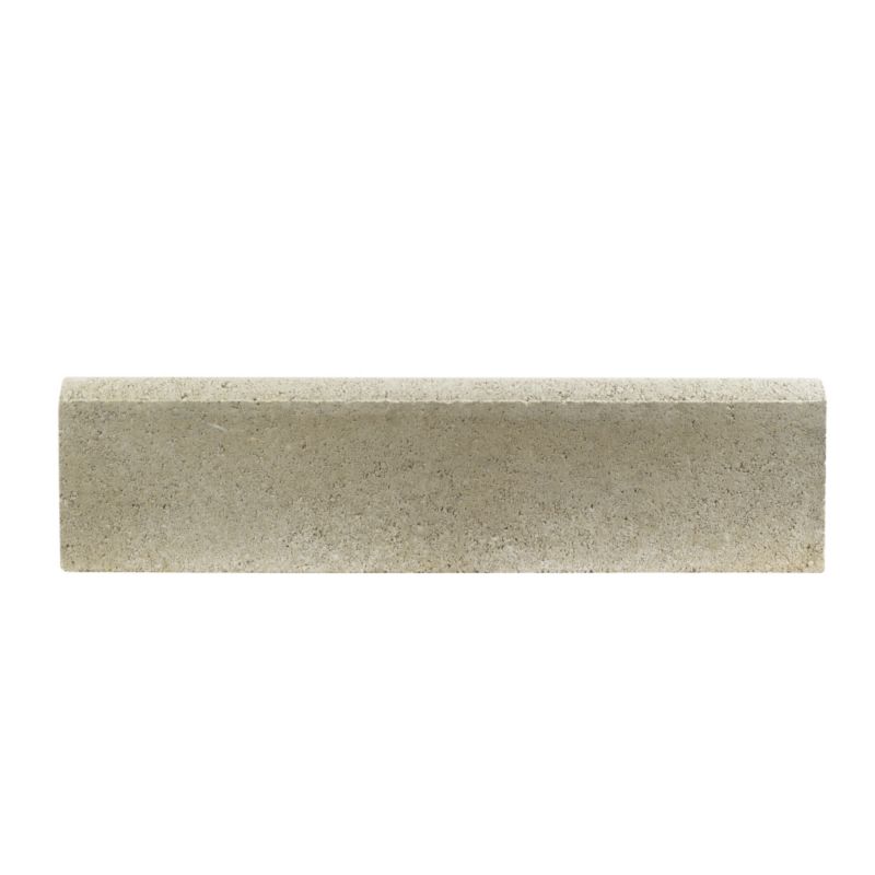Bradstone Round Top Edging Grey L60 x W15cm