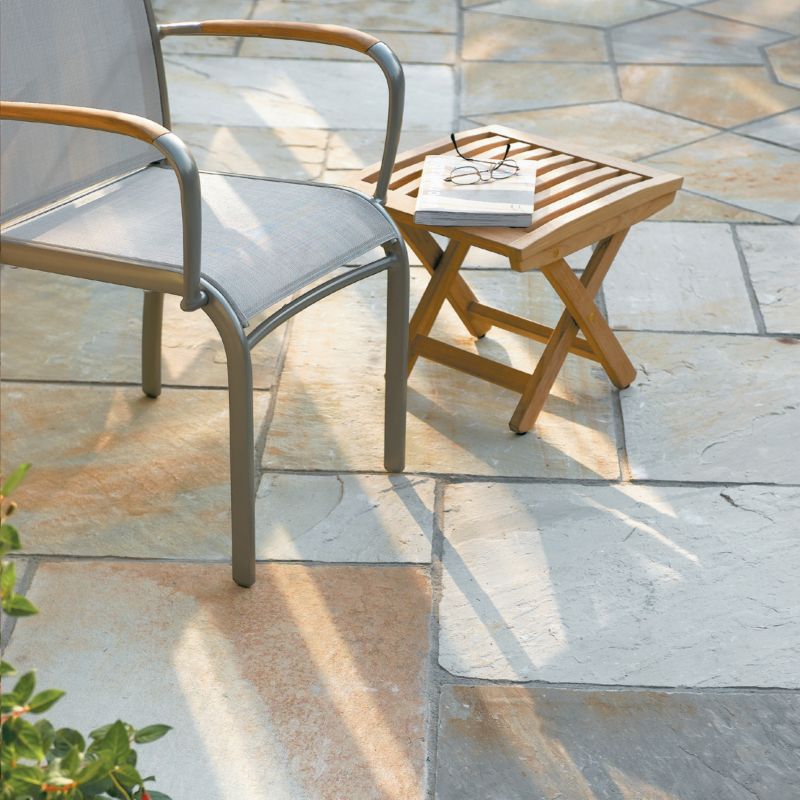Bradstone Natural Sandstone Patio Feature Kit Fossil Buff 10msup2