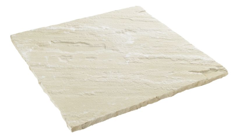 Bradstone Natural Sandstone Paving Fossil Buff L60 x W60cm