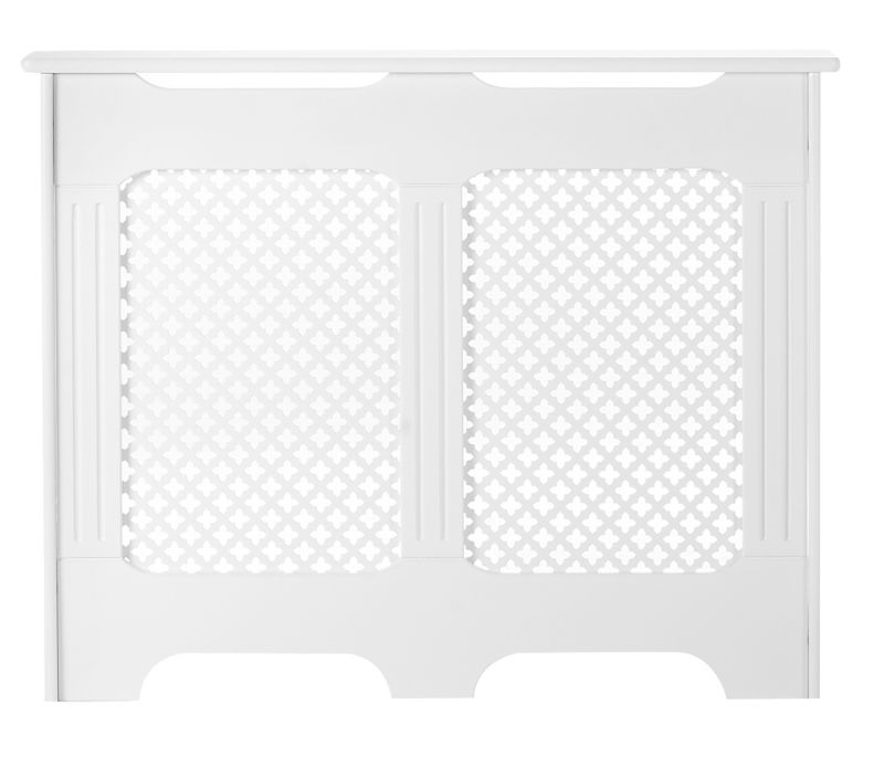 Winther Browne Classic Satin White MDF Radiator Cabinet - Small - (H) 800 x (W) 1017 x (D) 180mm