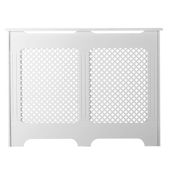 Winther Browne Classic Satin White MDF Radiator Cabinet - Medium - (H) 900 x (W) 1198 x (D) 200mm