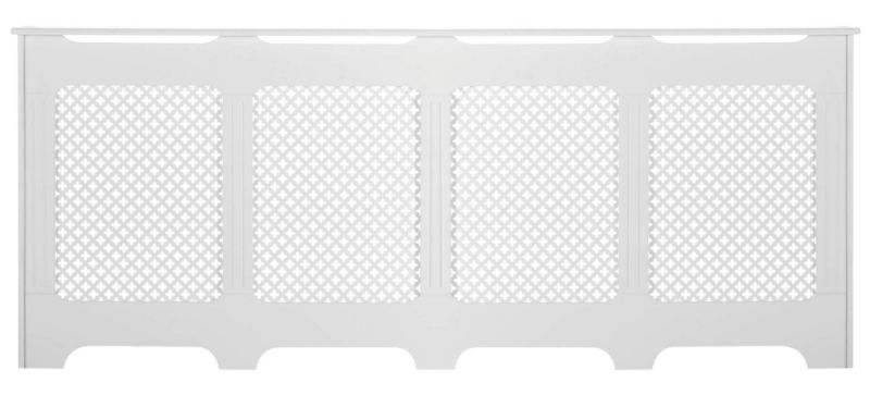 Classic Style Radiator Cabinet White Extra Large