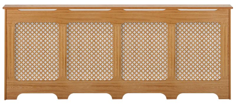 Winther Browne Classic Radiator Cabinet Oak Veneered Extra Large