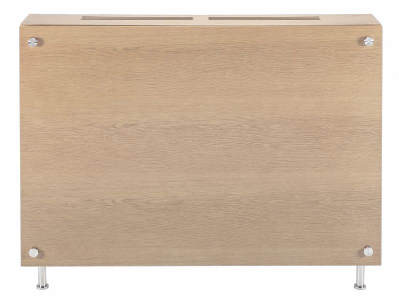 Winther Browne Cavalli Real Oak Veneer Radiator Cabinet - Small - (H) 800 x (W) 1020 x (D) 200mm