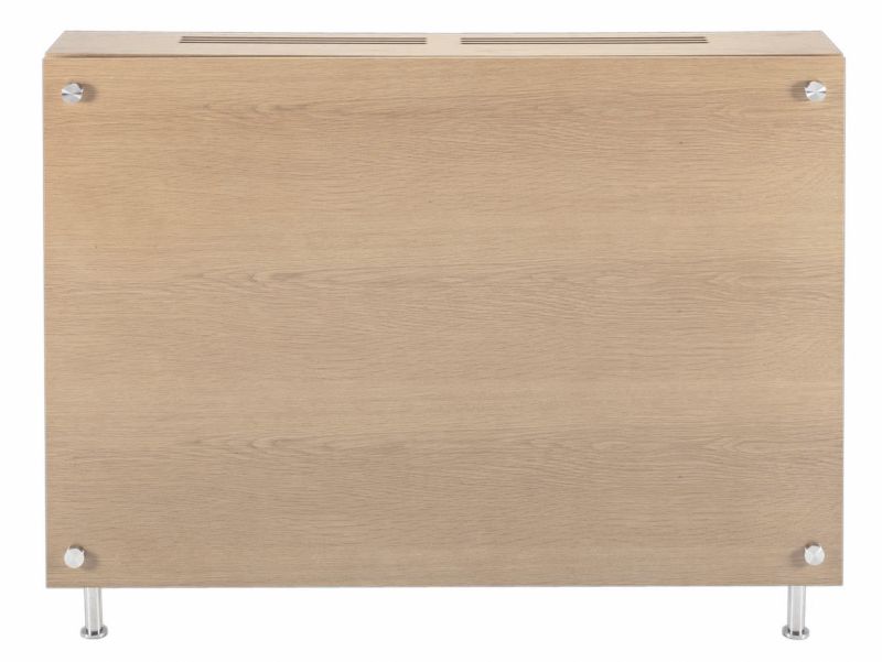 Winther Browne Cavalli Real Oak Veneer Radiator Cabinet - Medium - (H) 900 x (W) 1200 x (D) 200mm