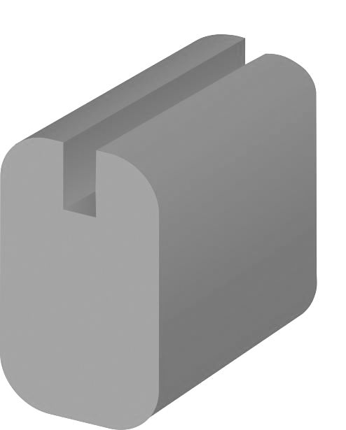 Winther Browne Double Slot Panel Moulding White 200x4.4x2.2cm FSC