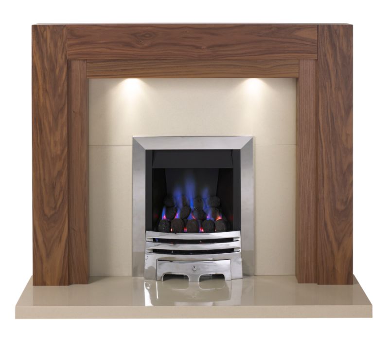 Como Full Depth Gas Suite Walnut Effect
