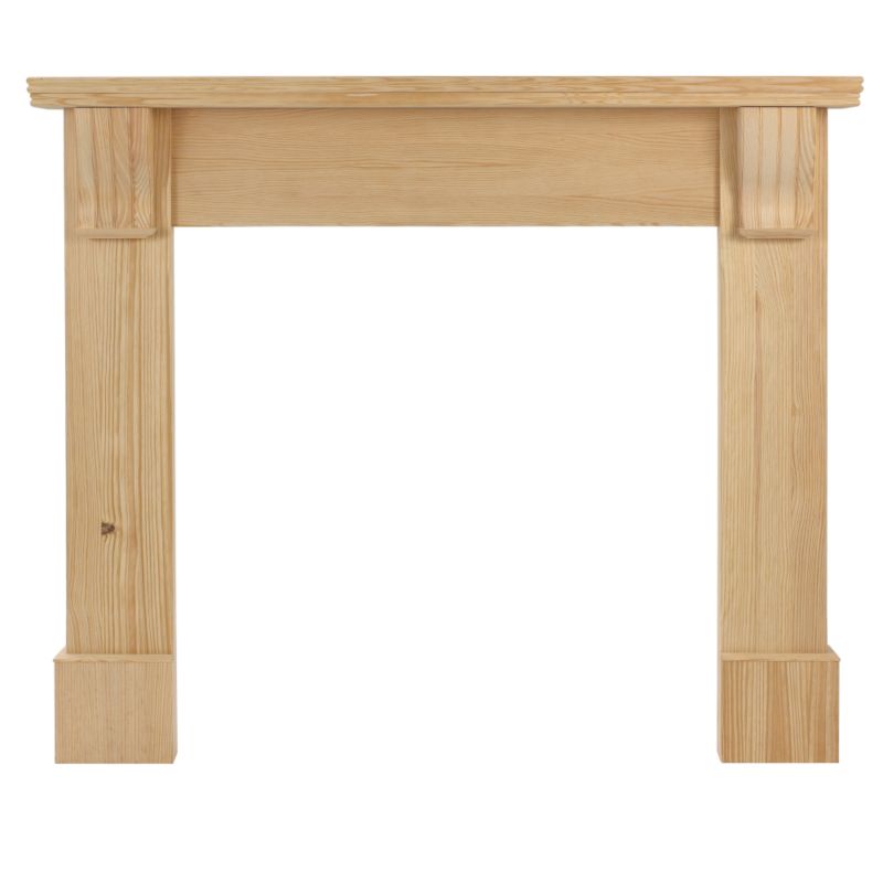 Durham Corbel Surround Solid Pine