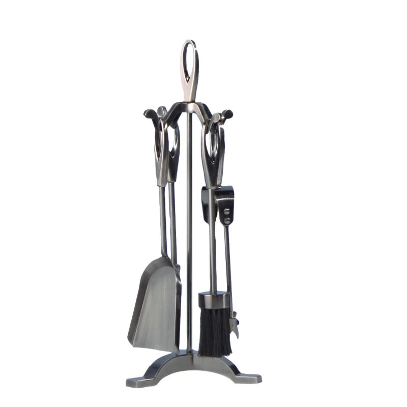 Teardrop Companion Set Pewter Effect