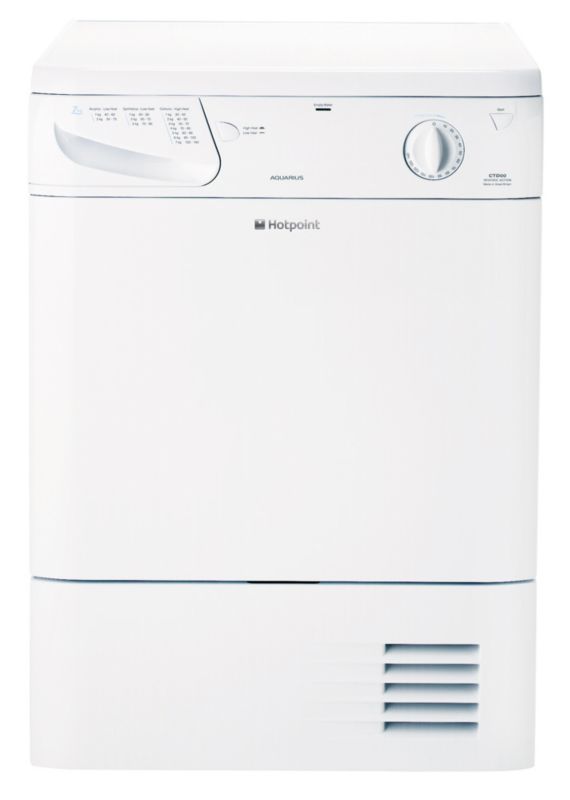 Hotpoint Free Standing Tumble Dryer Polar White CTD00P