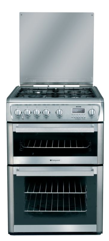 Hotpoint Freestanding Gas Cooker GW74X Stainless Steel