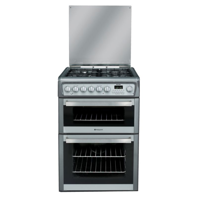 Hotpoint Duel Fuel Cooker EG74G Graphite