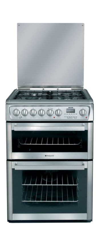 Hotpoint Duel Fuel Cooker EG74X Stainless Steel