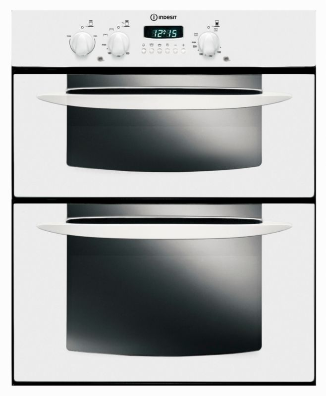 Indesit Built Under Double Oven FIU20WH White