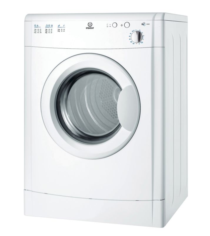Indesit Vented Tumble Dryer F046334 White 6Kg Load