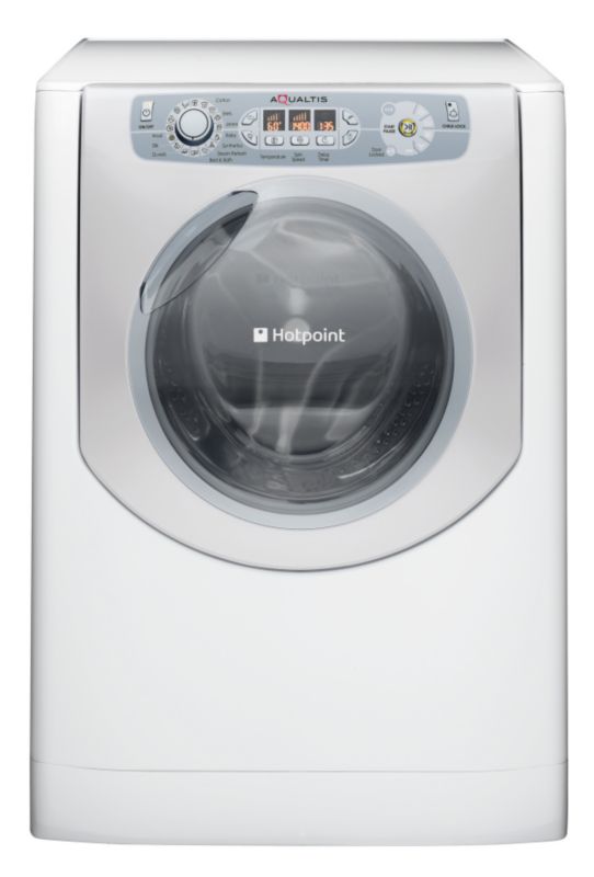 Hotpoint Aqualtis 9kg 1400 Spin Washing Machine WhiteTitanium AQ9L49U (H)850 x (W)595 x (D)645mm