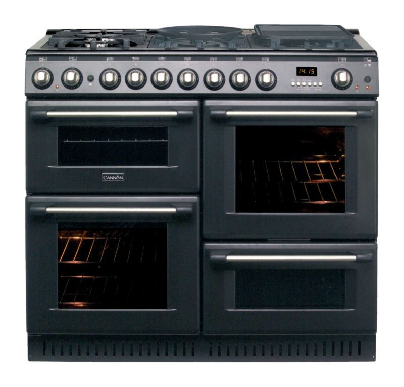 Cannon 100cm Dual Fuel Traditional Range Cooker Anthractite 10456G (H)900 x (W)1000 x (D)600mm