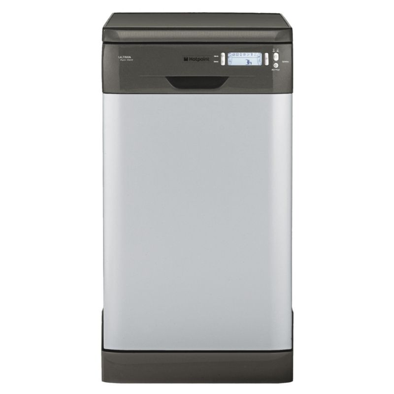 Hotpoint Slimline Dishwasher 8 Wash Programmes Sdl510g Graphite
