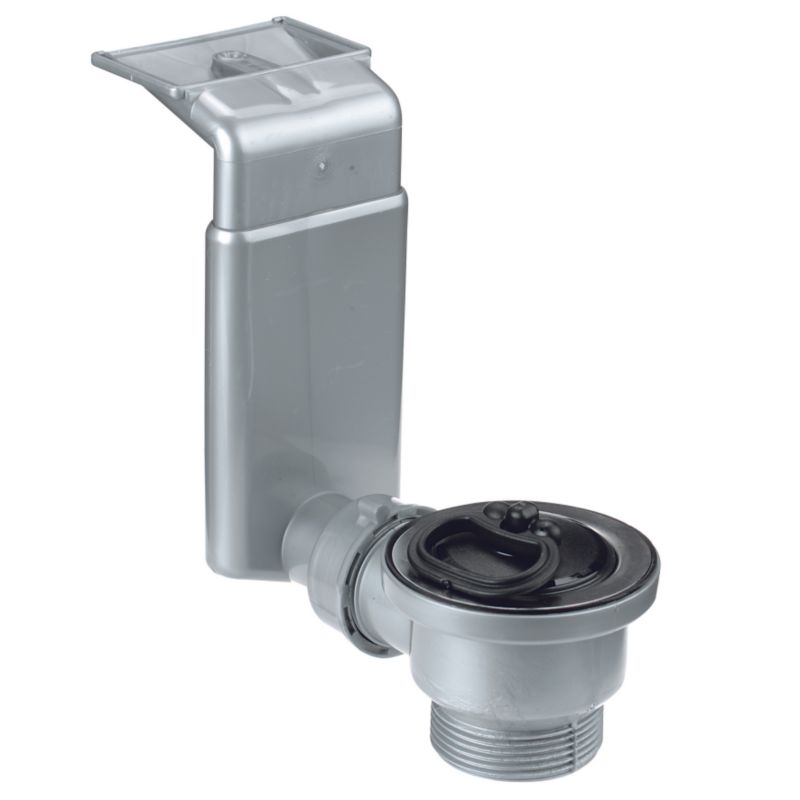 Pack B 15 Space Saver Waste With Overflow Chrome