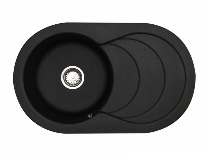 Cascade Black Single Bowl Sink