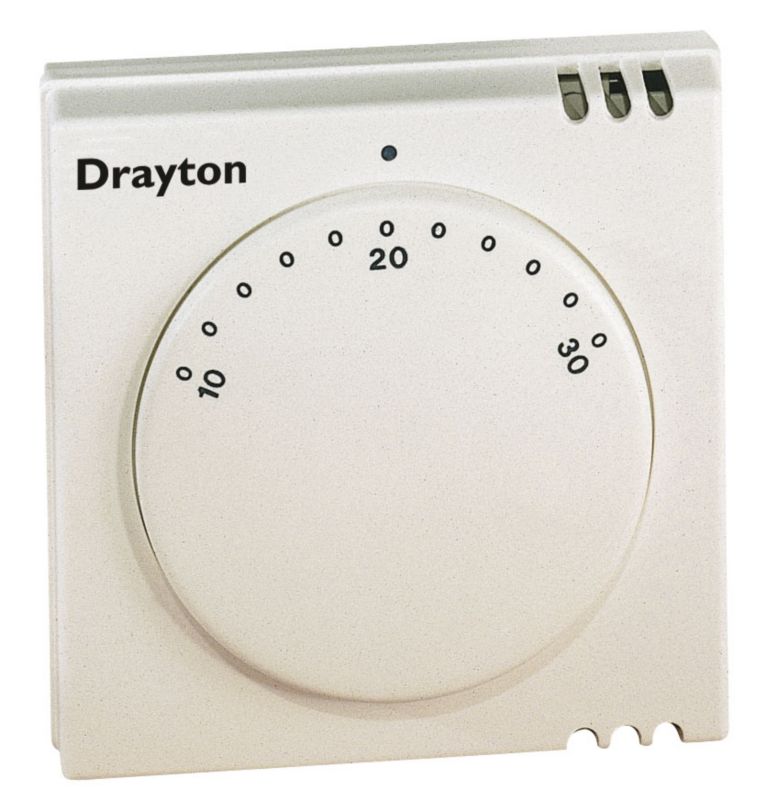Drayton Room Thermostat 24601BQ White