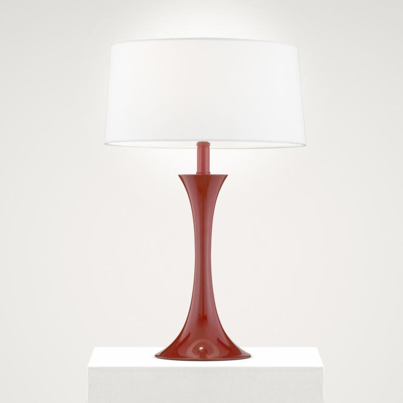 Lights by BandQ Flair Table Lamp Red