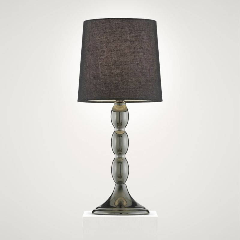 Colours by BandQ Allegra Table Lamp Gun Metal