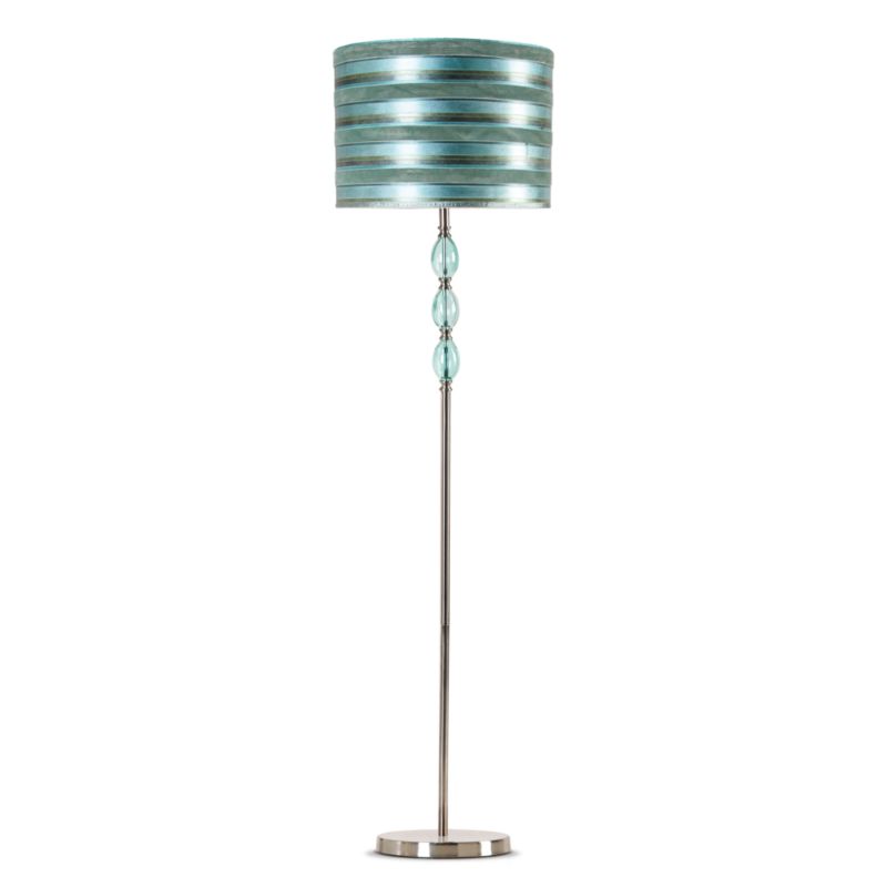 Monsoon Ishani Floor Lamp Brushed Chrome Effect