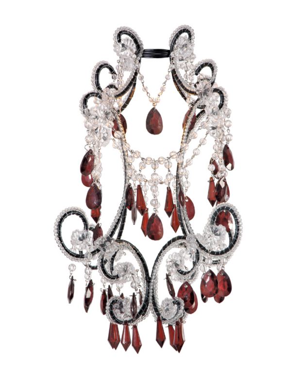 Monsoon Panita Pendant Burgundy