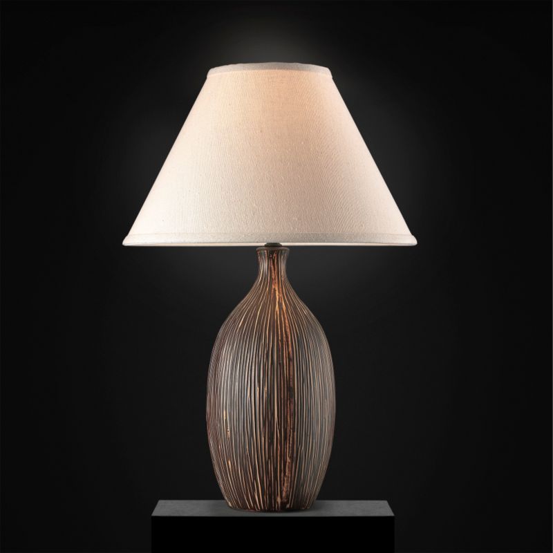 Lights by BandQ Makena Table Lamp Tan