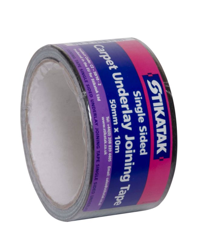 Stikatak Single Sided Underlay Tape Black