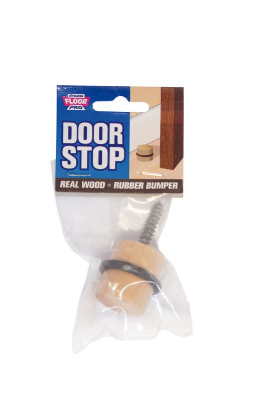 Floor Pro Real Wood Doorstop Light (H)140 x (W)70 x (D)30mm