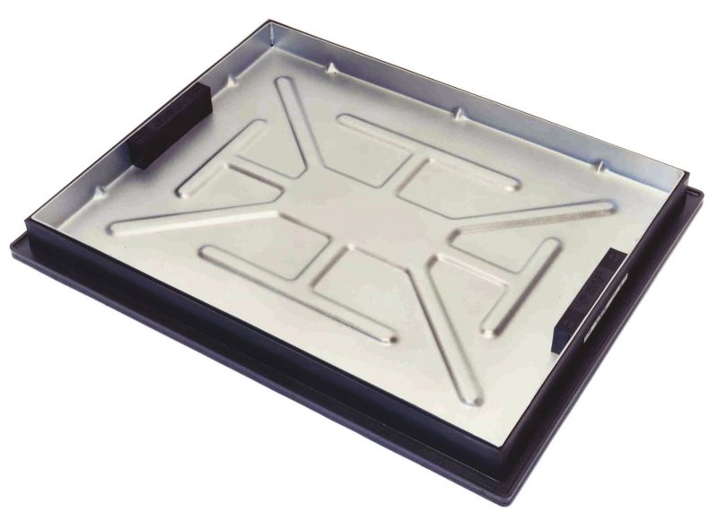 Clarksteel Recessed Cover and Frame Galvanized Tray With Frame L60cm x W45cm