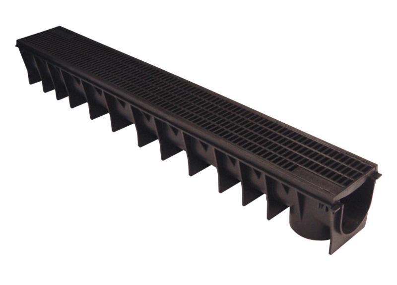 Clark-Drain Polypropylene Channel Garage Pack With Polypropylene Mesh Grating (L)100 x (W)15 x (D)135cm