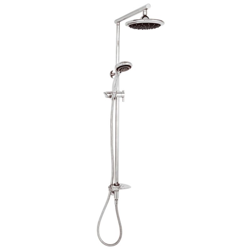 Creda Through The Wall Diverter amp Dual Shower Kit Chrome