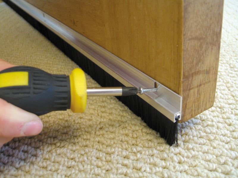 Stormguard Premium Door Brush Seal - Aluminium