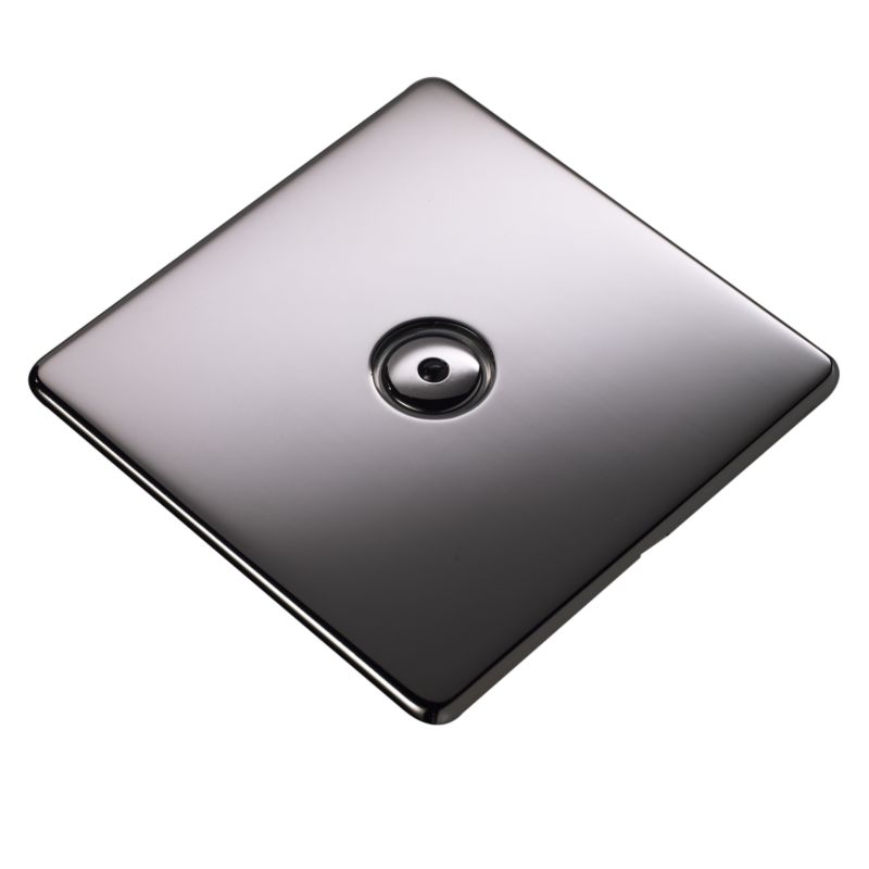 Crabtree Platinum Black Nickel Effect Touch and Remote Dimmer