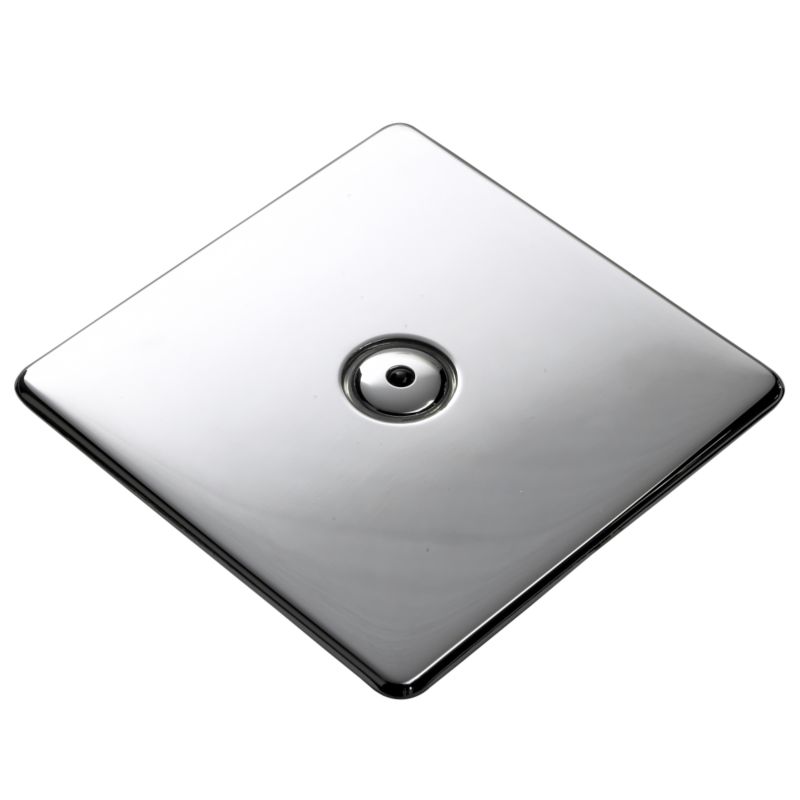Crabtree Platinum Single 1 Gang Remote Dimmer Low VoltageMains 400W LP003HPC Chrome Plated