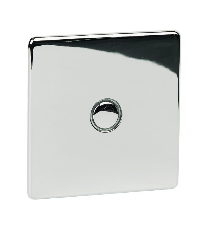 Crabtree 1 Gang Touch Dimmer Switch Polished Chrome