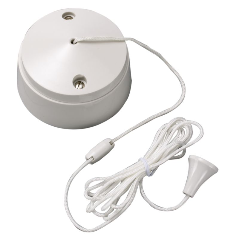 Ceiling Light Switch 2-Way SP 6A, White