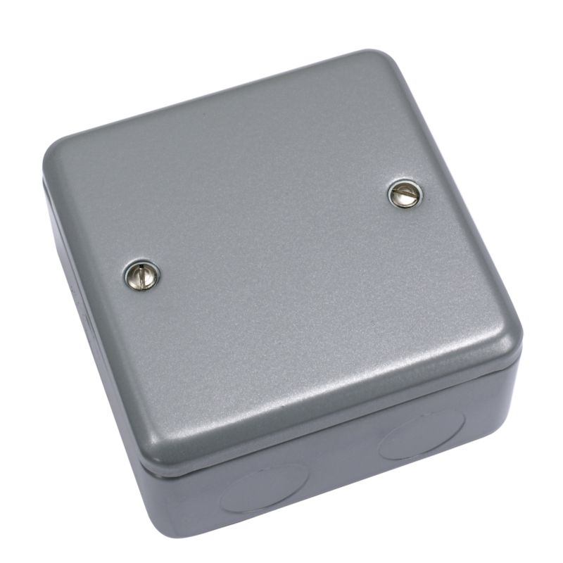 MK Metal Clad Junction Box Aluminium