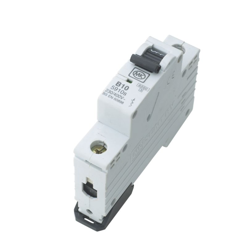 Mk Minature Circuit Breaker Grey 10 Amp