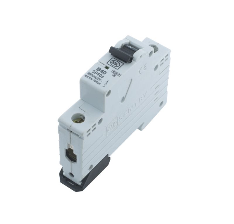 Mk Minature Circuit Breaker Grey 40 Amp
