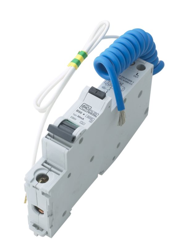 MK 30 MA RCBO Grey 50 Amp