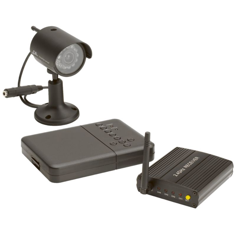 Response Wireless Colour Camera Rec CCTV CWFK2 Black