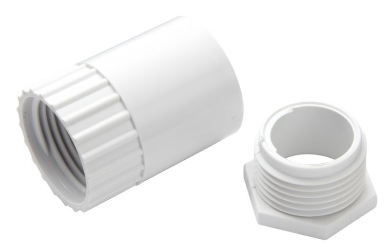 MK 20mm White Female Adaptor