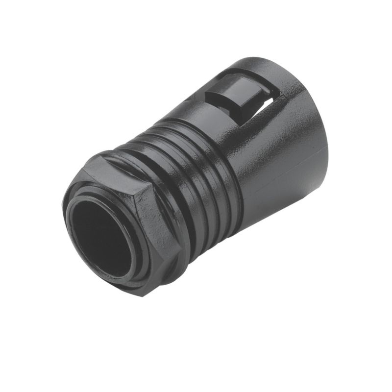MK 20mm Black Flexible Conduit Adaptor