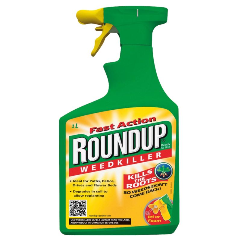 Roundup Fast Action Ready To Use Weedkiller 1000ml